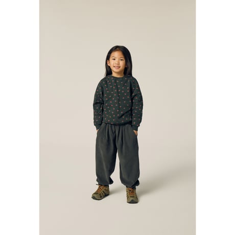 スウェット Flowers Grey Sweatshirt(2Y,3Y,4Y,5/6Y)/The Campamento(カンパメント)