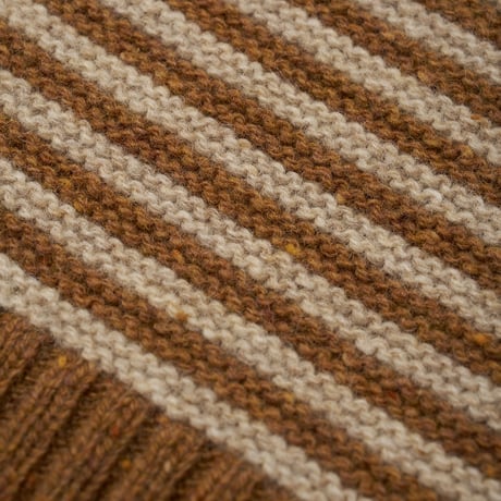 カーディガン Chestnut Stripes Wool Cardigan (CSWCARD)/organiczoo(ｵｰｶﾞﾆｯｸｽﾞｰ)