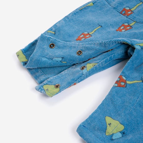 サロペット Mush Monster Duo all over corduroy overall(24M)/ bobochoses(ボボショーズ)