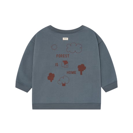 スウェット Forest is Home Sweatshirt(19HOMEBSOZ)/organiczoo(ｵｰｶﾞﾆｯｸｽﾞｰ)