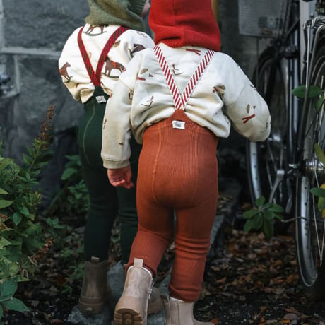 Footless Collection_Cinnamon Christmas Patterned/SILLY Silas(シリーサイラス)