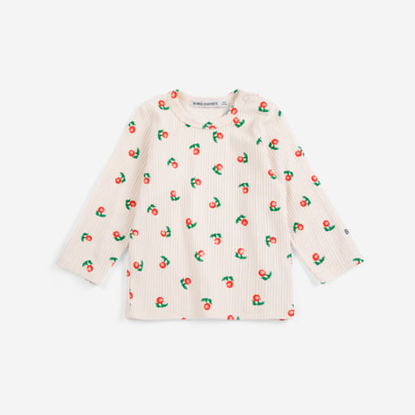 長袖Ｔシャツ Stamp Bloom all over T-shirt(18M/24M)/ bobochoses(ボボショーズ)