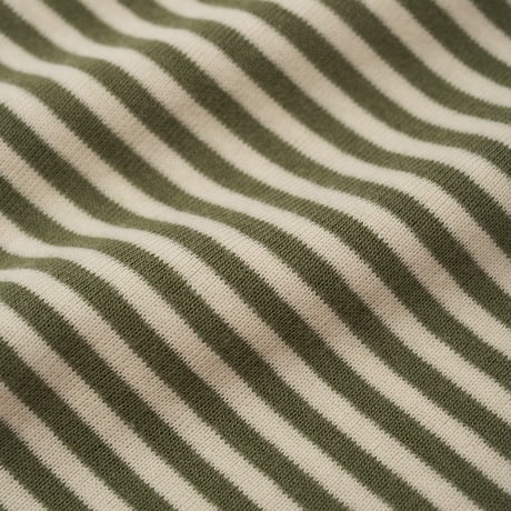 タートルネックT Fern Stripes Turtle Neck Top(19FSTNT)/organiczoo(ｵｰｶﾞﾆｯｸｽﾞｰ)
