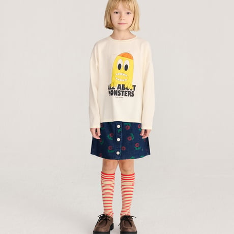 長袖Tシャツ Bigtooth Lemon T-shirt(2-3Y/4-5Y/6-7Y)/ bobochoses(ボボショーズ)