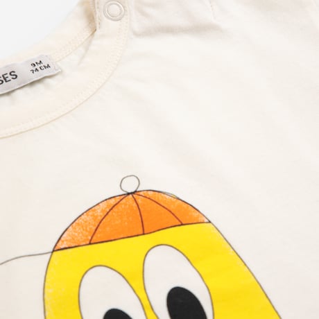 長袖Tシャツ Bigtooth Lemon T-shirt(18M/24M)/ bobochoses(ボボショーズ)