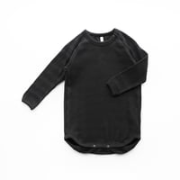 zigzag rib longsleeve[BT03-0401a] charcoal/ mounten(マウンテン)
