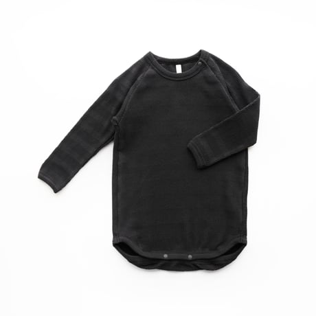 zigzag rib longsleeve[BT03-0401a] charcoal/ mounten(マウンテン)