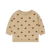 スウェット Ginkgo Sweatshirt(19GINBSOZ)/organiczoo(ｵｰｶﾞﾆｯｸｽﾞｰ)