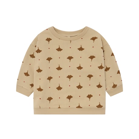 スウェット Ginkgo Sweatshirt(19GINBSOZ)/organiczoo(ｵｰｶﾞﾆｯｸｽﾞｰ)