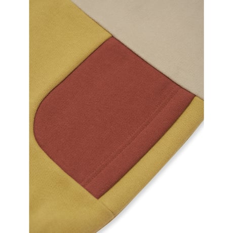 スウェットジャケット Colour Block Sweater (19CBKSW)/organiczoo(ｵｰｶﾞﾆｯｸｽﾞｰ)