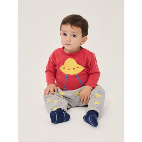 長袖Ｔシャツ Pixel Abduction T-shirt(18M/24M)/ bobochoses(ボボショーズ)