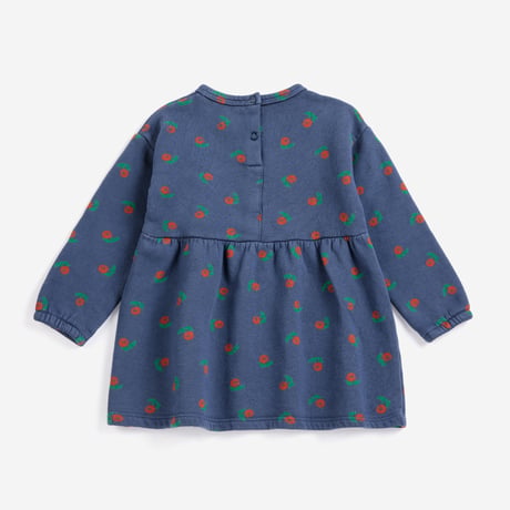 ワンピース Stamp Bloom all over fleece dress(18M/24M)/ bobochoses(ボボショーズ)