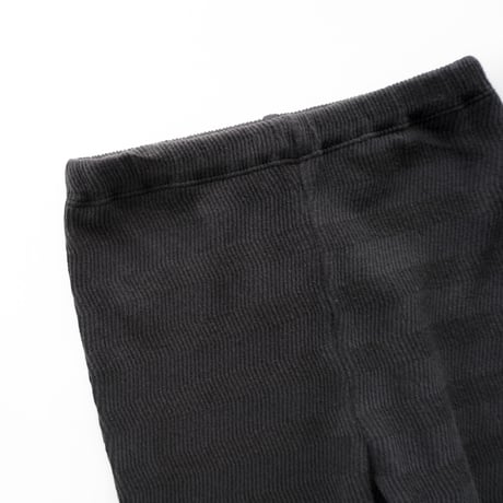 zigzag rib leggings[BP10-0402a] charcoal/ mounten(マウンテン)
