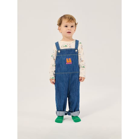 長袖Ｔシャツ Everyday Ghosts all over T-shirt(18M/24M)/ bobochoses(ボボショーズ)