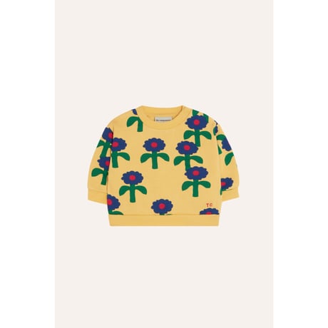 ベビースウェット Blue Daisies Baby Sweatshirt(12/18M,18/24M)/The Campamento(カンパメント)