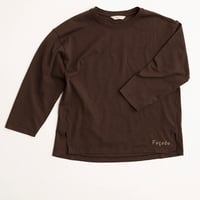 長袖Tシャツ Wide LS Tee COFFEE/Façade(ファサード)