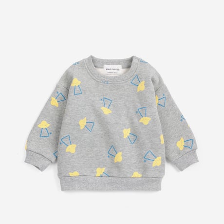 スウェット Pixel Abduction all over sweatshirt(18M/24M)/ bobochoses(ボボショーズ)