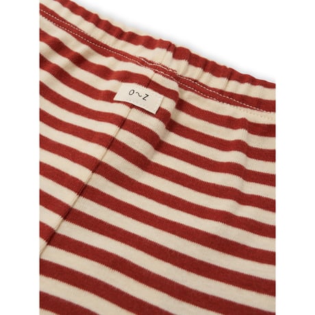 レギンス Paprika Stripes Cuffed Leggings(19PSCLL) /organiczoo(ｵｰｶﾞﾆｯｸｽﾞｰ)
