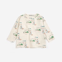 長袖Ｔシャツ Everyday Ghosts all over T-shirt(18M/24M)/ bobochoses(ボボショーズ)