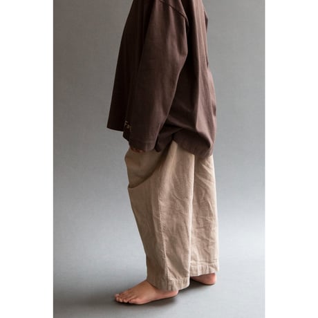 長袖Tシャツ Wide LS Tee COFFEE/Façade(ファサード)