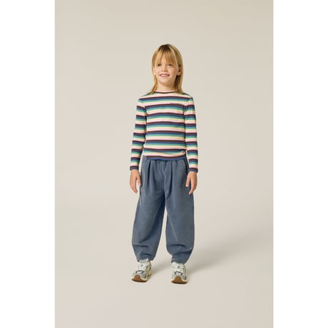 Ｔシャツ Multicolor Stripes Tshirt(2Y,3Y,4Y)/The Campamento(カンパメント)