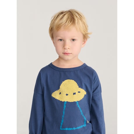 長袖Tシャツ Pixel Abduction T-shirt(2-3Y/4-5Y/6-7Y)/ bobochoses(ボボショーズ)