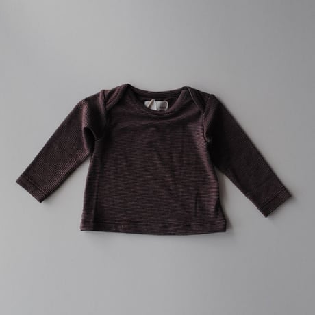 ボーダーTシャツ[pal0517] ボルドー/ &pal(アンドパル)