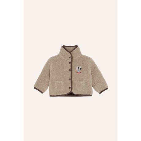 ベビージャケット Smiling Face Teddy Baby Jacket(12/18M,18/24M)/The Campamento(カンパメント)