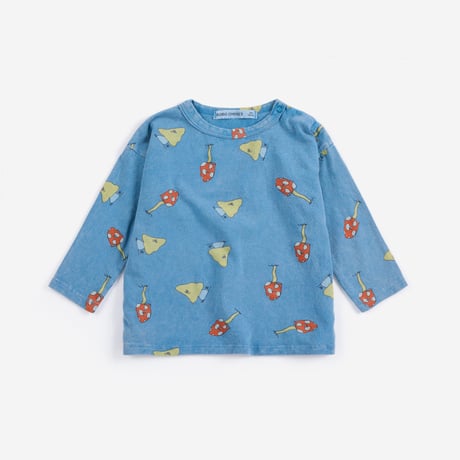 長袖Ｔシャツ Mush Monster Duo all over T-shirt(18M/24M)/ bobochoses(ボボショーズ)
