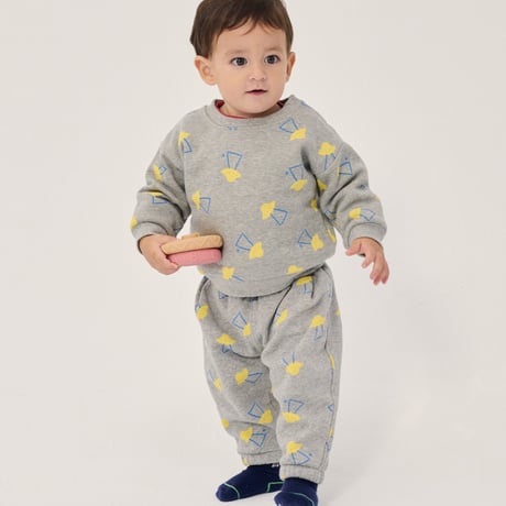 スウェット Pixel Abduction all over sweatshirt(18M/24M)/ bobochoses(ボボショーズ)