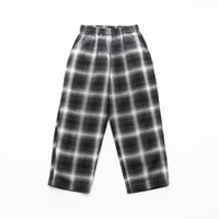 ombre check loose pants (organic cotton)[MP99-1922g]/ mounten(マウンテン)