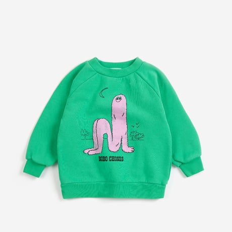スウェット Long Pinky Puff sweatshirt(18M/24M)/ bobochoses(ボボショーズ)