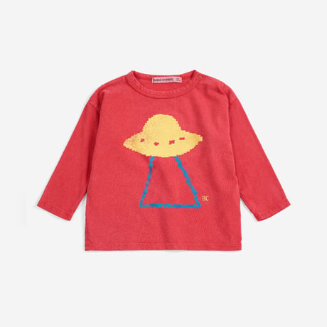 長袖Ｔシャツ Pixel Abduction T-shirt(18M/24M)/ bobochoses(ボボショーズ)