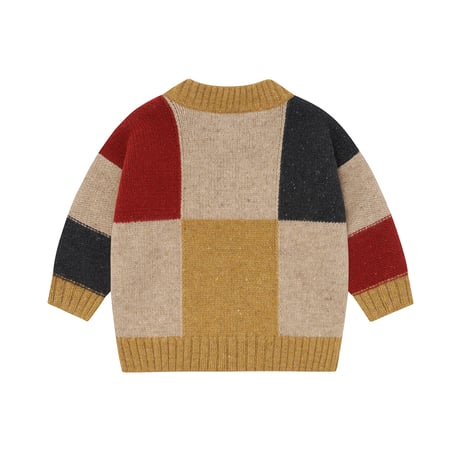 セーター Patchwork Wool Jumper (PATJUMP)/organiczoo(ｵｰｶﾞﾆｯｸｽﾞｰ)