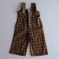 retro pattern corduroy salopette [pal0561] マスタード/ &pal(アンドパル)