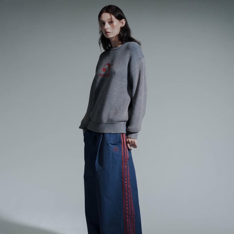 Vintage Wash Knit - サビブルー