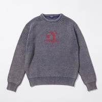 Vintage Wash Knit - サビブルー