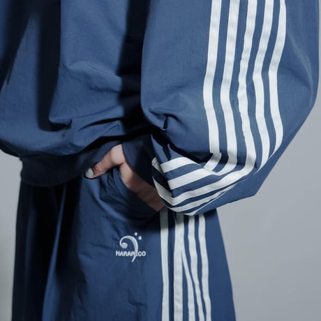 Staff Line Track Pullover - ホワイト