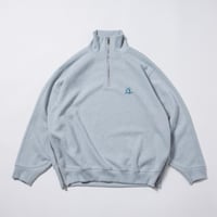 Essential Logo Half Zip Sweat - ブルー