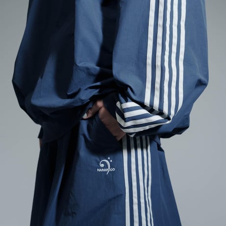 Staff Line Track Pullover - ホワイト