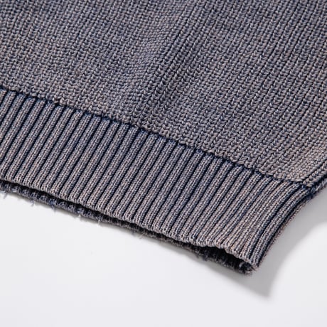 Vintage Wash Knit - サビブルー