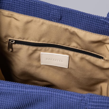 Corduroy Tote Bag - ブルー