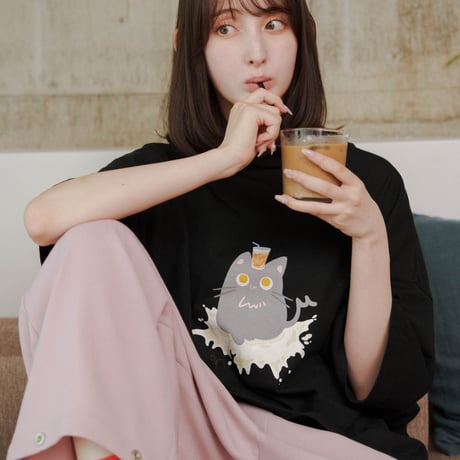 guuuu Tee [cafe latte] - ブラック