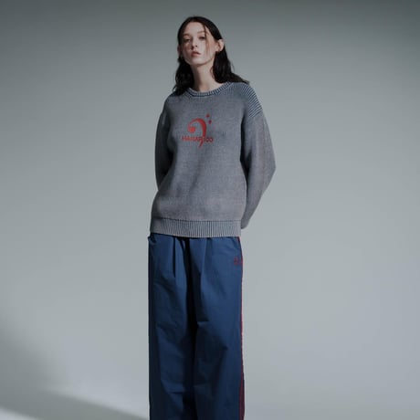 Vintage Wash Knit - サビブルー