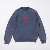 Vintage Wash Knit - ネイビー