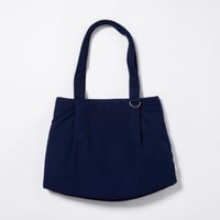 Corduroy Tote Bag - ネイビー
