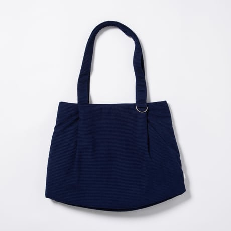 Corduroy Tote Bag - ネイビー