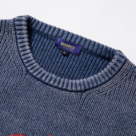 Vintage Wash Knit - ネイビー