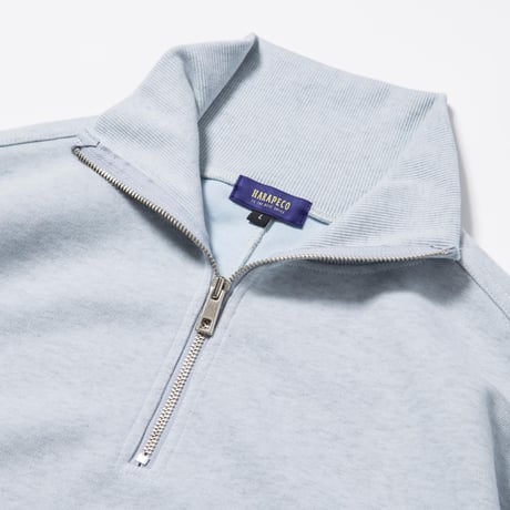Essential Logo Half Zip Sweat - ブルー