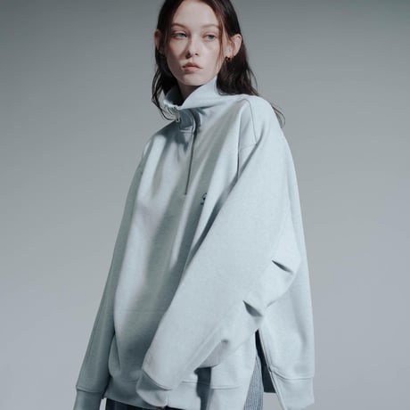 Essential Logo Half Zip Sweat - ブルー